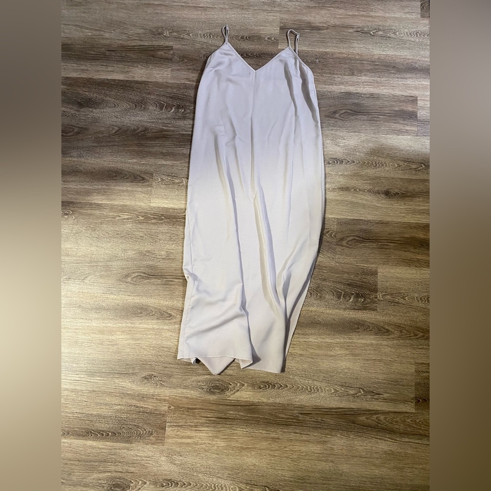 Silk midi dress